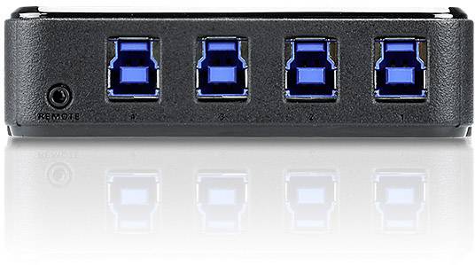 ATEN US434 4 Port USB 3.2 Gen 1-Umschalter (USB 3.0) Schwarz