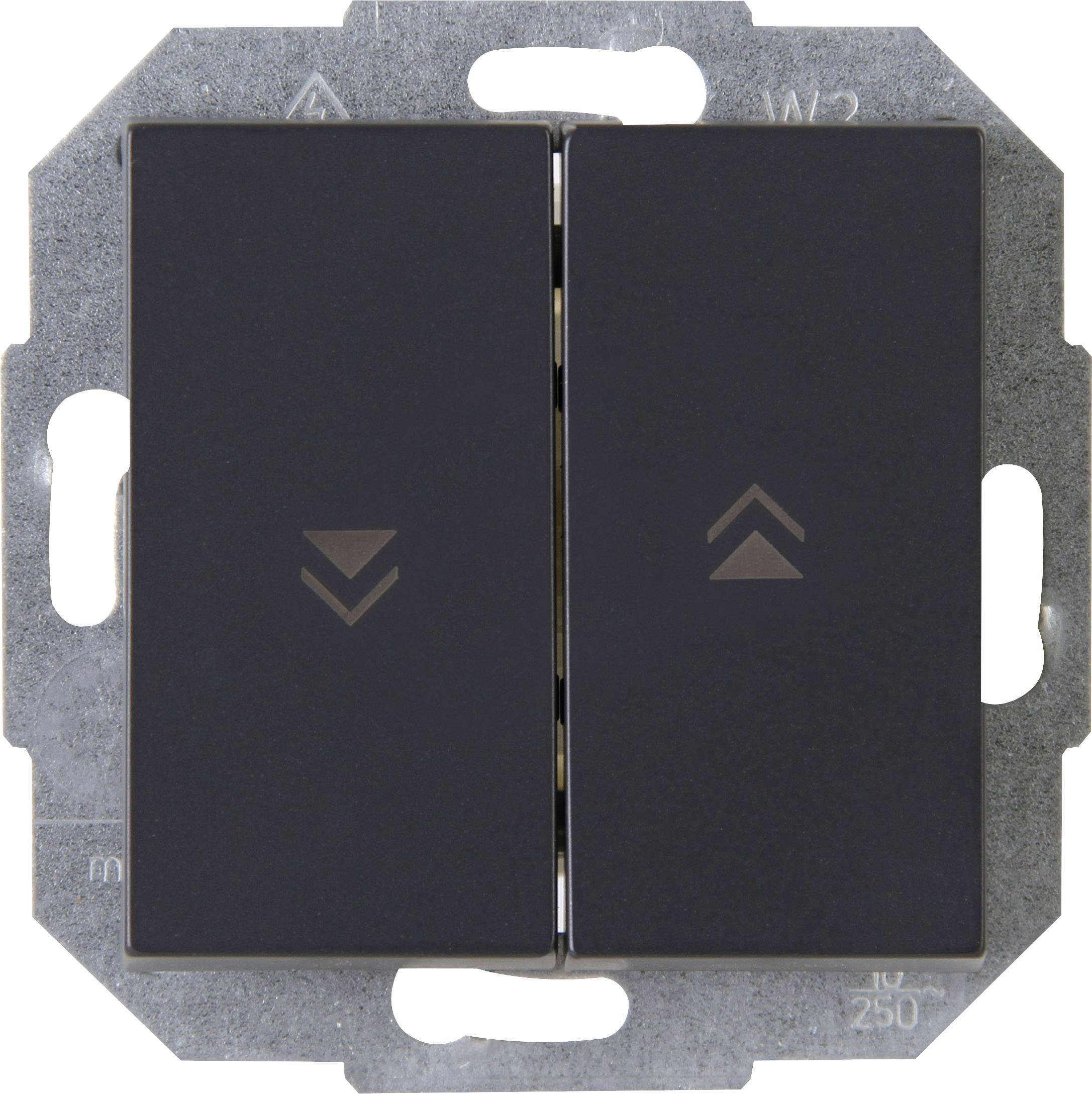 Kopp 1 Stück Einsatz Jalousie-Schalter ATHENIS Anthrazit 588515082 1 St.