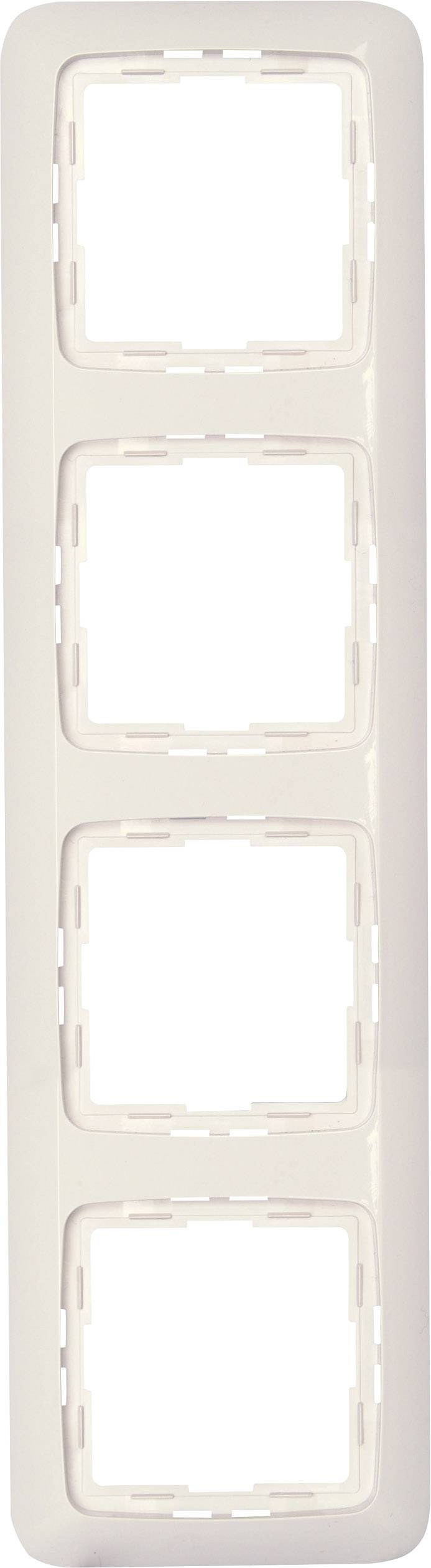 Kopp 4fach Abdeckung Steckdose RIVO Reinweiß (RAL 9010) 404417064 1 St.