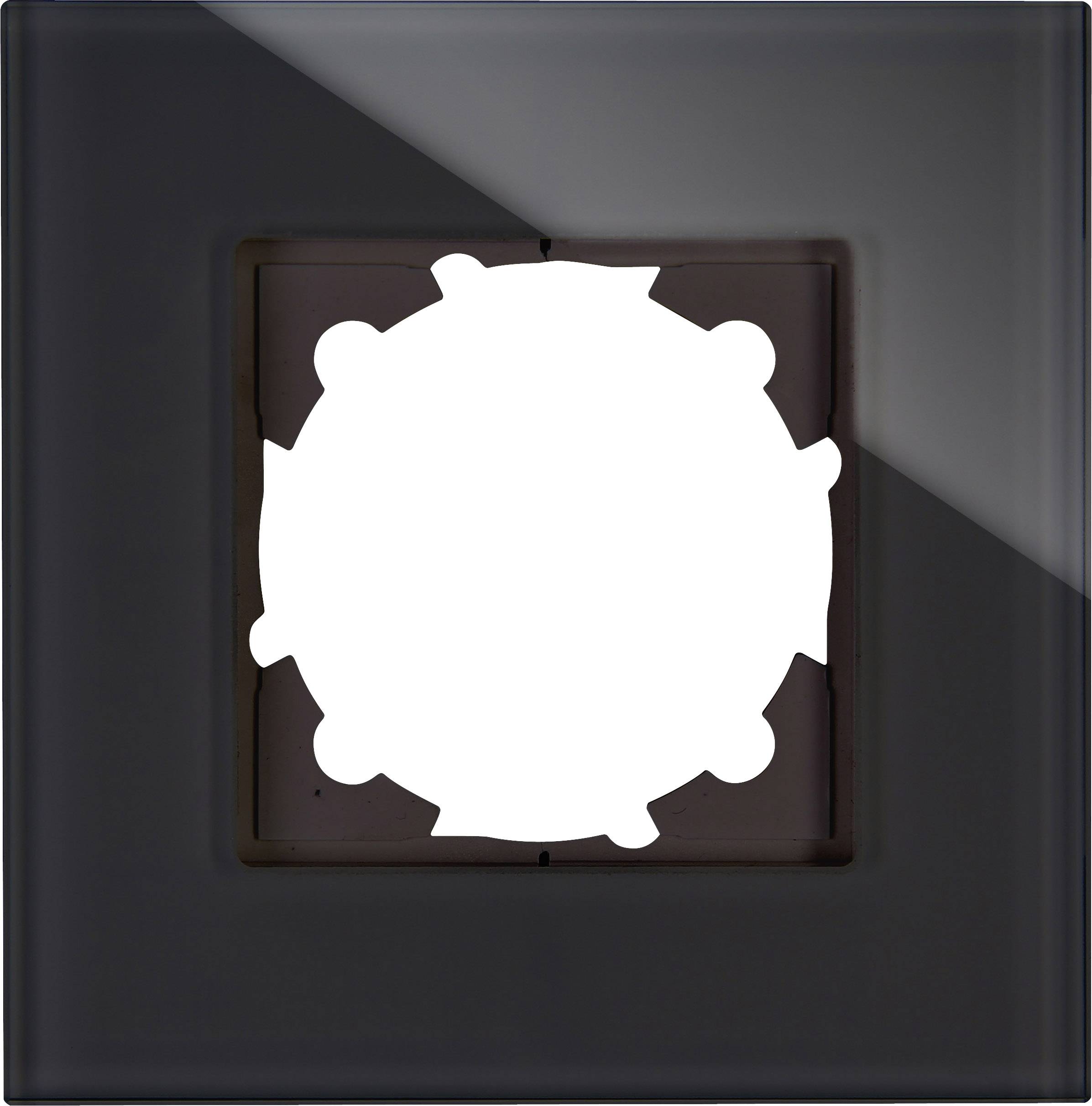 Kopp 1fach Rahmen Abdeckung HK 07, ATHENIS Anthrazit (glänzend) 405305001 1St.