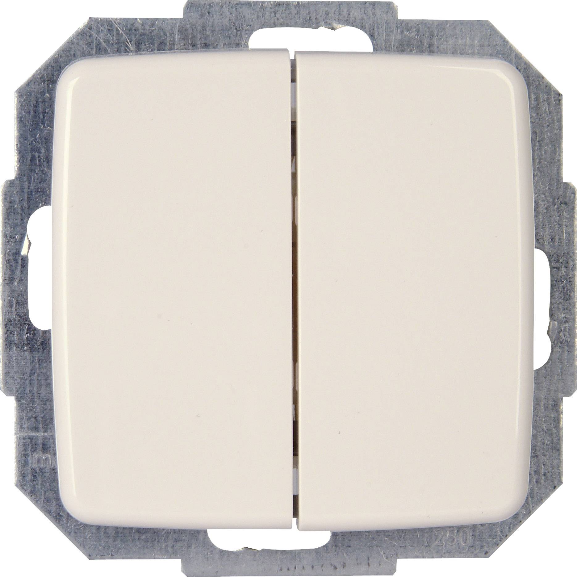 Kopp Einsatz Wechselschalter RIVO Reinweiß (RAL 9010) 585317085 1 St.