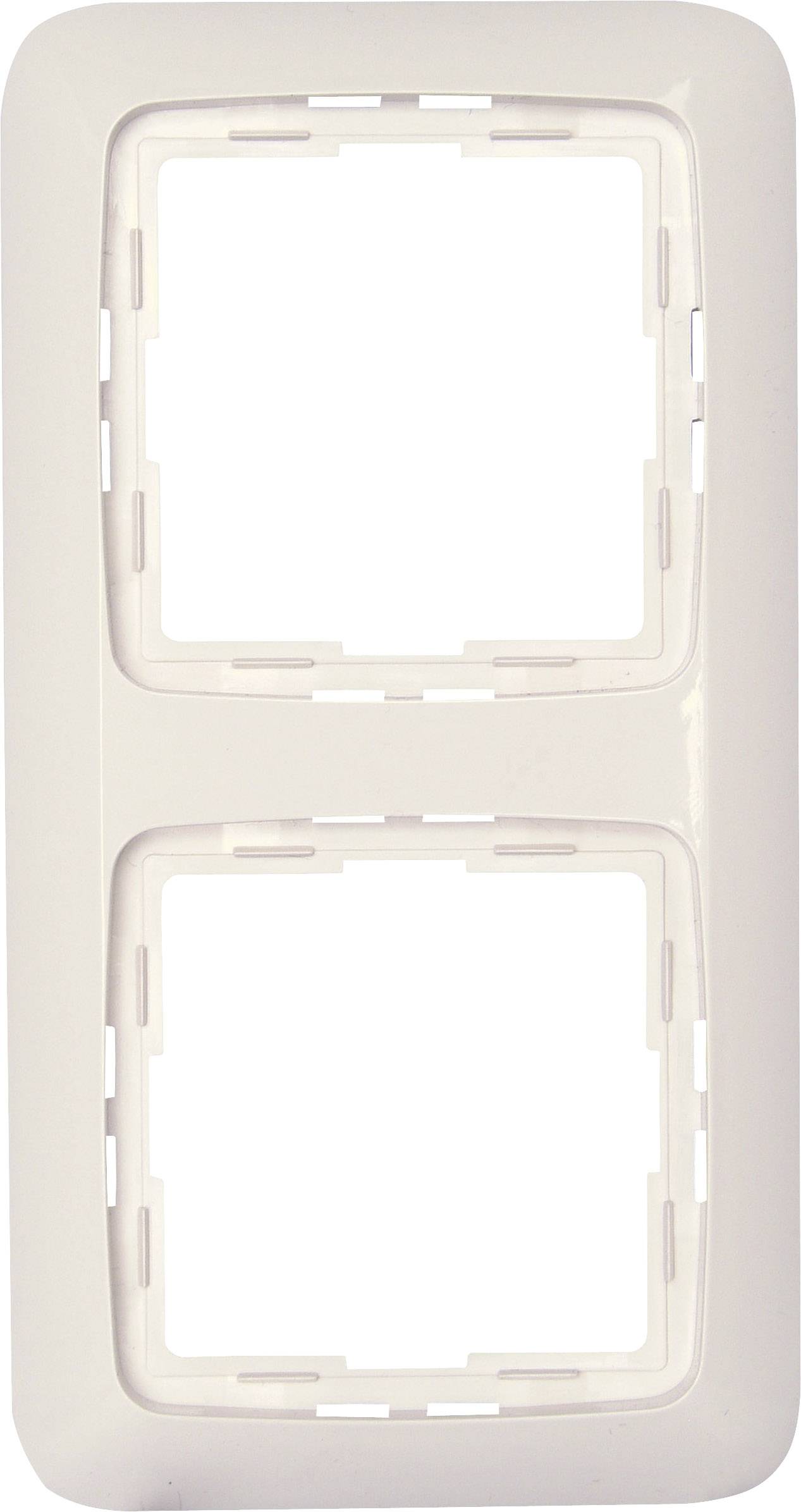 Kopp 2fach Abdeckung Steckdose RIVO Reinweiß (RAL 9010) 404217068 1 St.