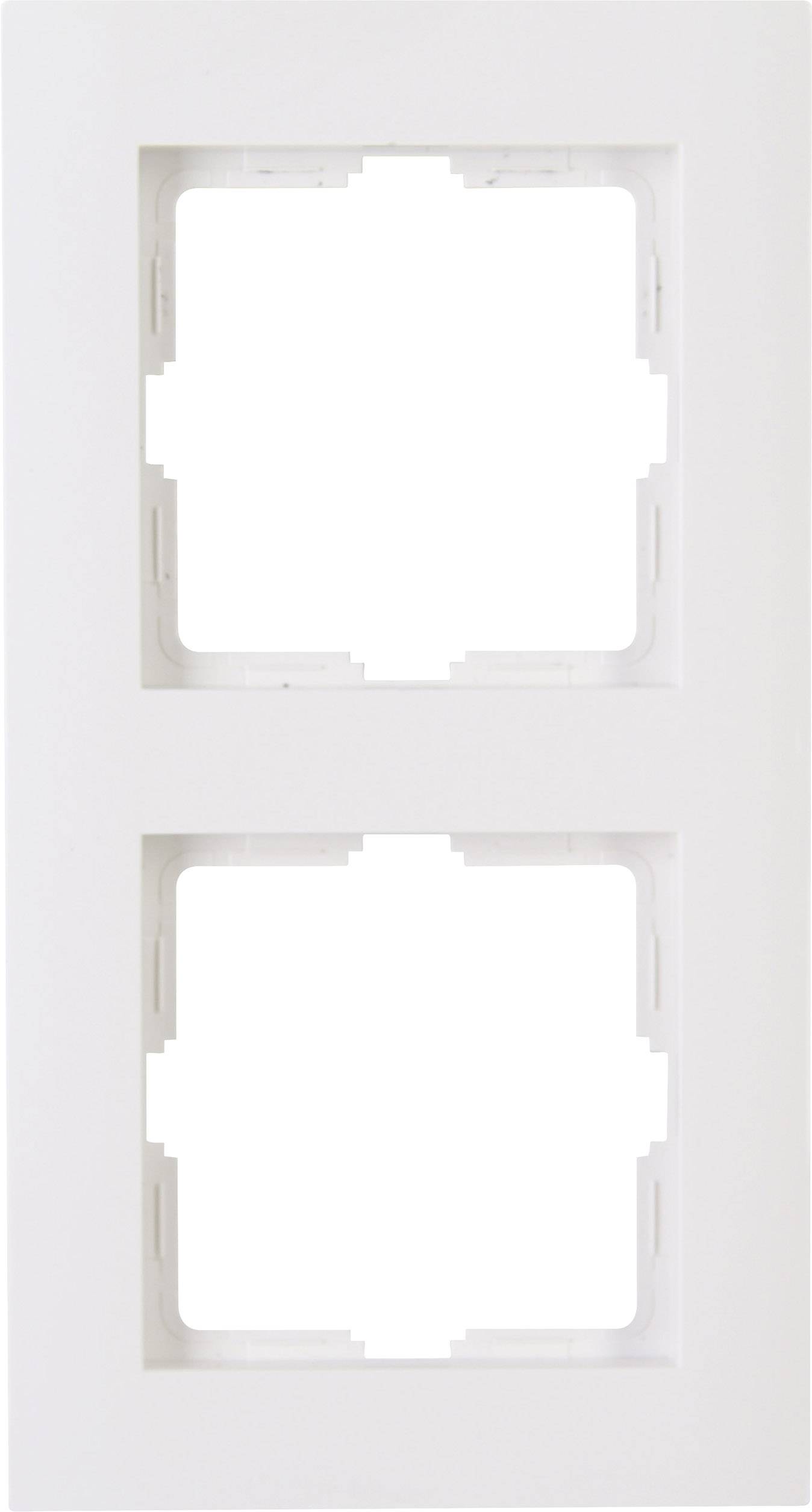 Kopp 2fach Abdeckung Steckdose ATHENIS Reinweiß (RAL 9010) 402629067 1 St.