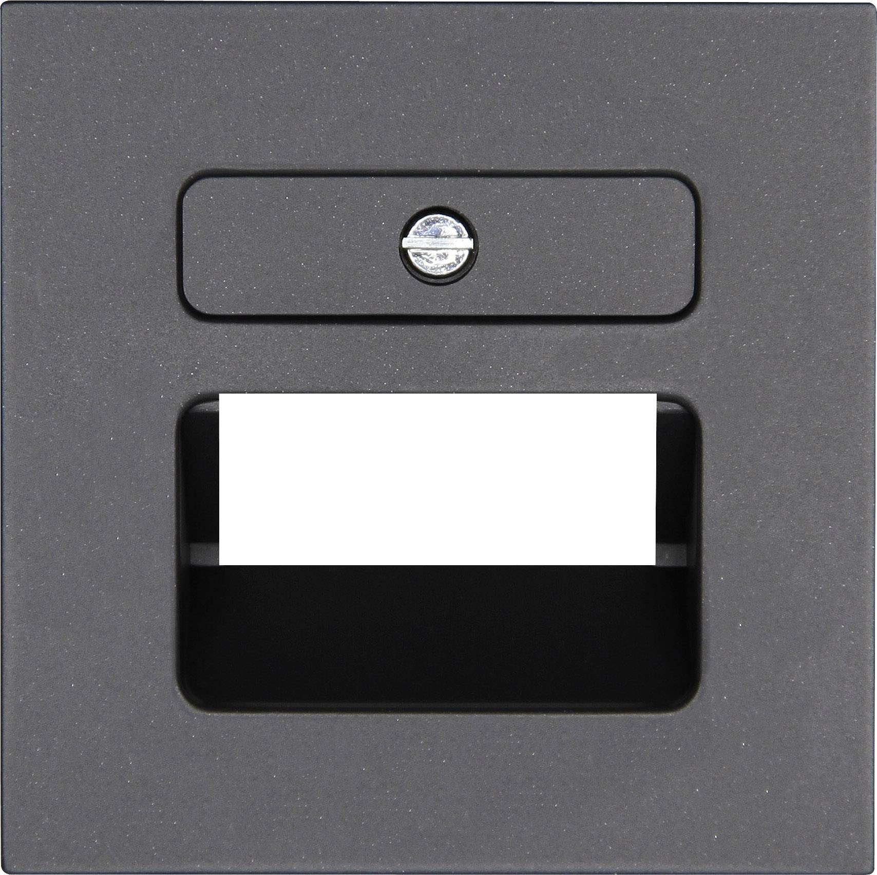 Kopp 1 Stück Abdeckung UAE-/IAE-/ISDN-Steckdose ATHENIS Anthrazit 371715181