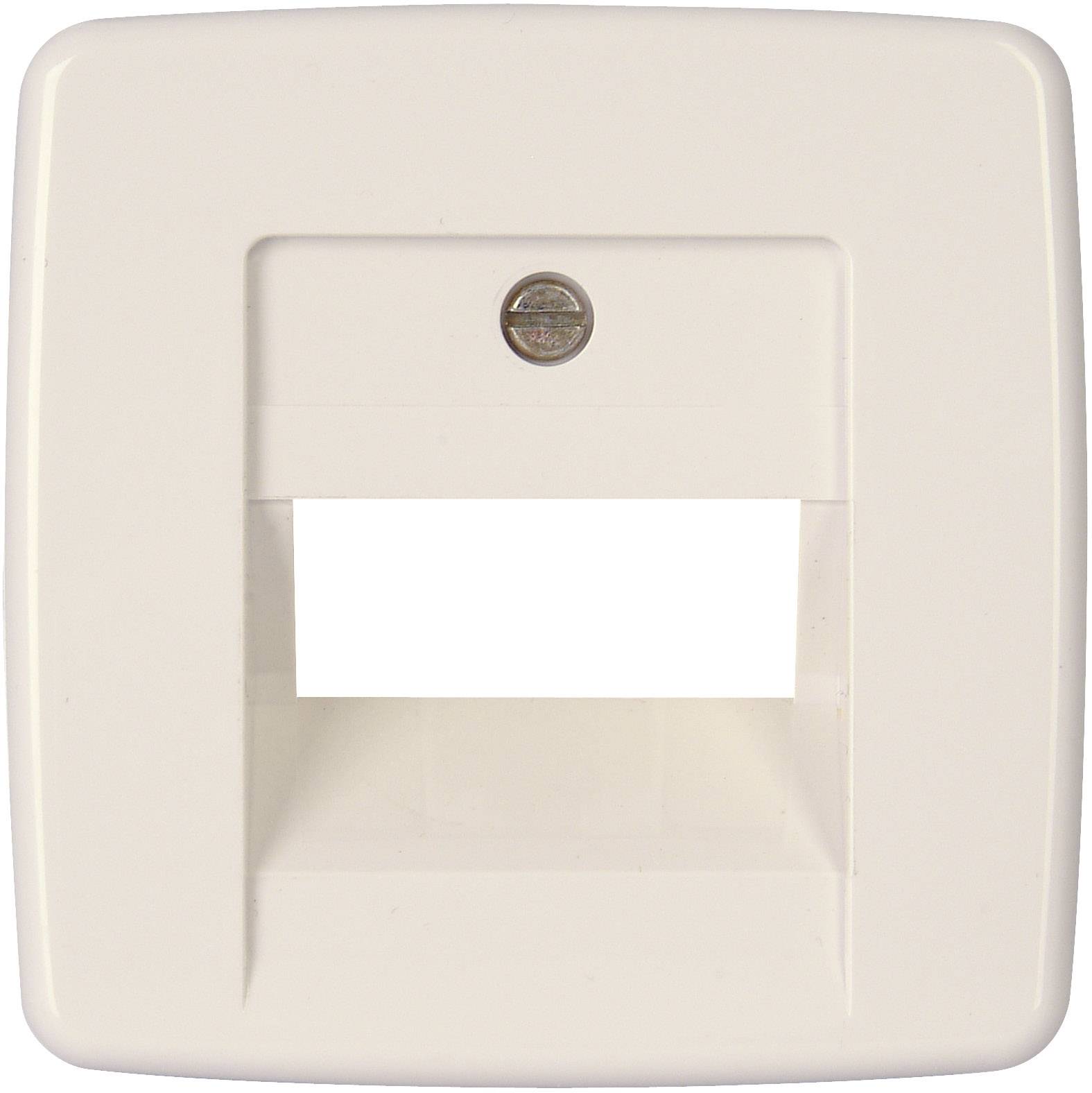 Kopp Abdeckung UAE-/IAE-/ISDN-Steckdose RIVO Reinweiß (RAL 9010) 339517187 1 St.