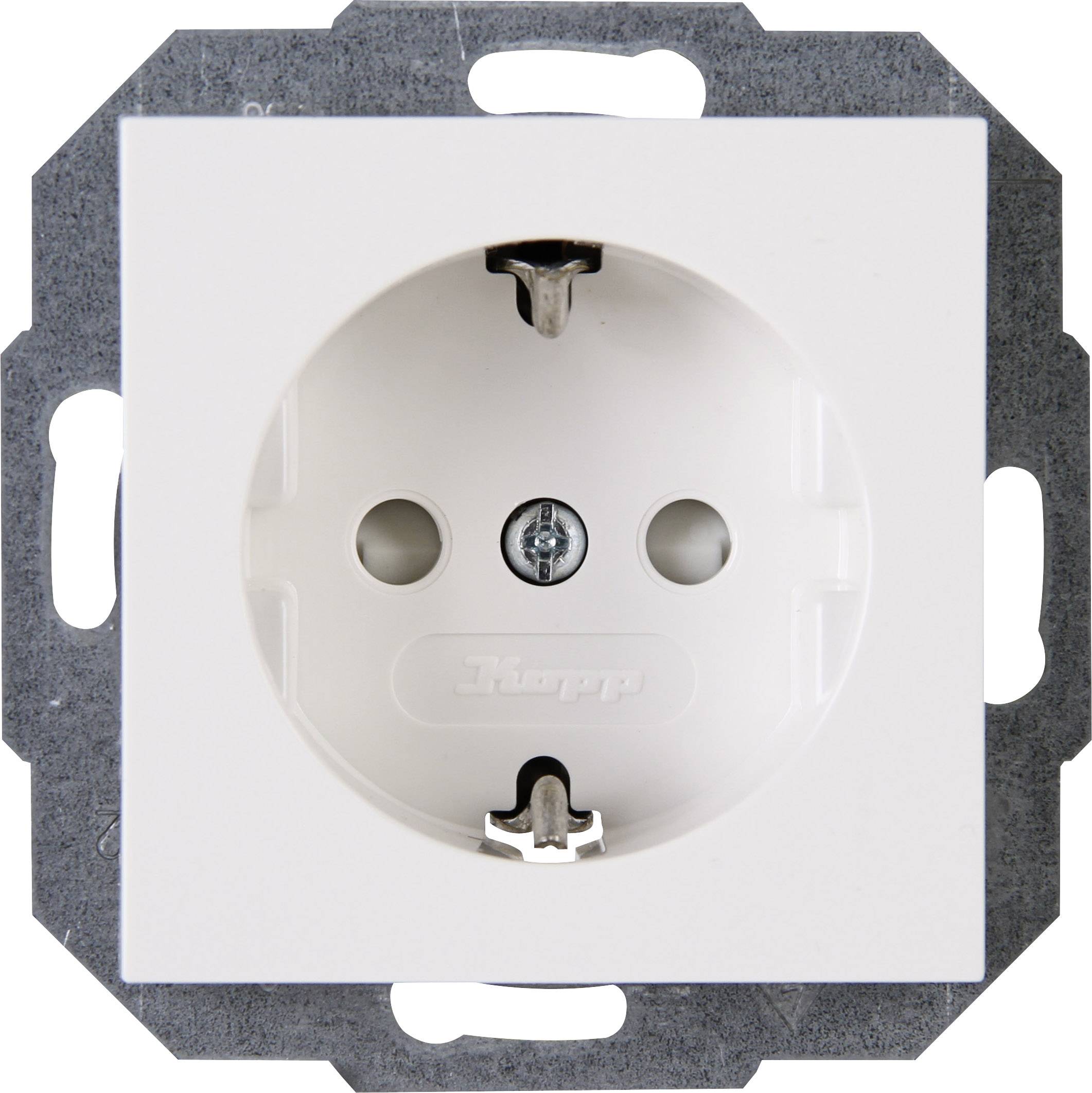 Kopp 1 Stück Einsatz Steckdose ATHENIS Reinweiß 940029084 1 St.