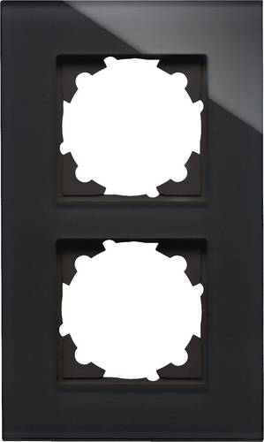 2fach Rahmen Abdeckung HK 07, ATHENIS Anthrazit (glänzend) 405405004