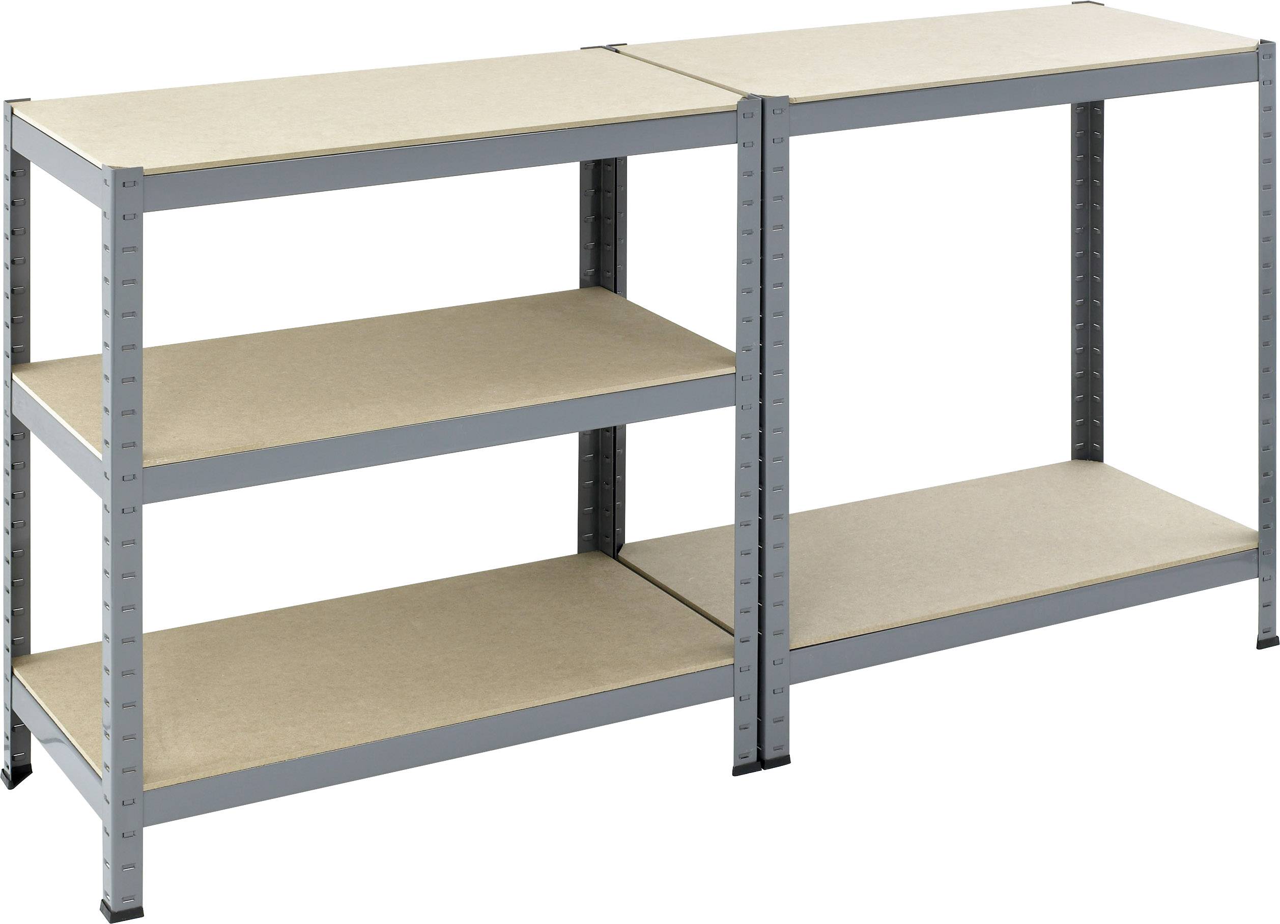 pro-bau-tec Schwerlastregal 10074 180x90x45cm 5Böden 265kg