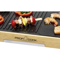 Profi Cook PC-TYG 1143 Elektro Teppan Yaki Tischgrill Holz, Schwarz Profi Cook PC-TYG 1143 Elektro Teppan Yaki Tischgrill Holz, Schwarz