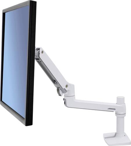 Ergotron LX Arm Desk Mount 1fach Monitor-Tischhalterung 38,1cm (15 ) - 86,4cm (34 ) Weiß Höhenv