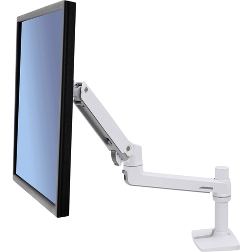 Ergotron LX Arm Desk Mount 1fach Monitor-Tischhalterung 38,1 cm (15") - 86,4 cm (34") Weiß Höhenver