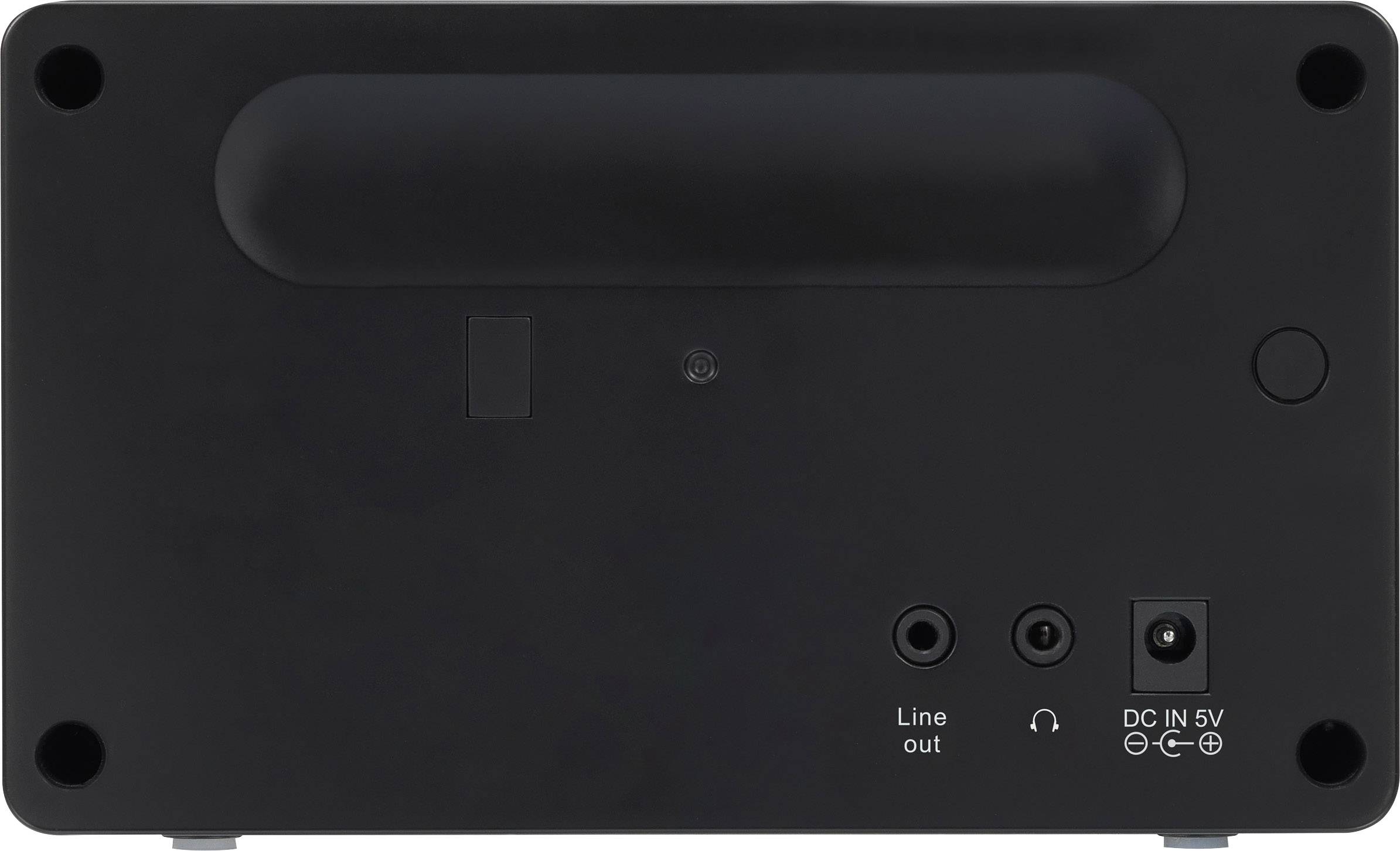 Renkforce RF-IR-MONO1 Internet Tischradio Internet Bluetooth®, AUX, WLAN, Internetradio DLNA-fähig Schwarz