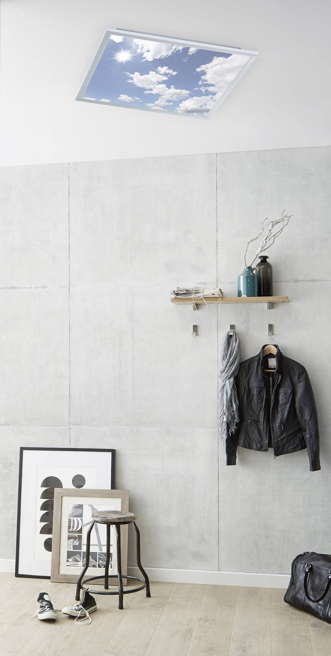 WOFI Liv 9693.01.70.6600 LED-Panel 44W RGBW Silber