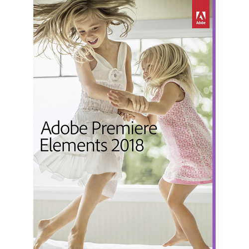 Adobe Premiere Elements 2018 Vollversion, 1 Lizenz Windows, Mac Bildbearbeitung