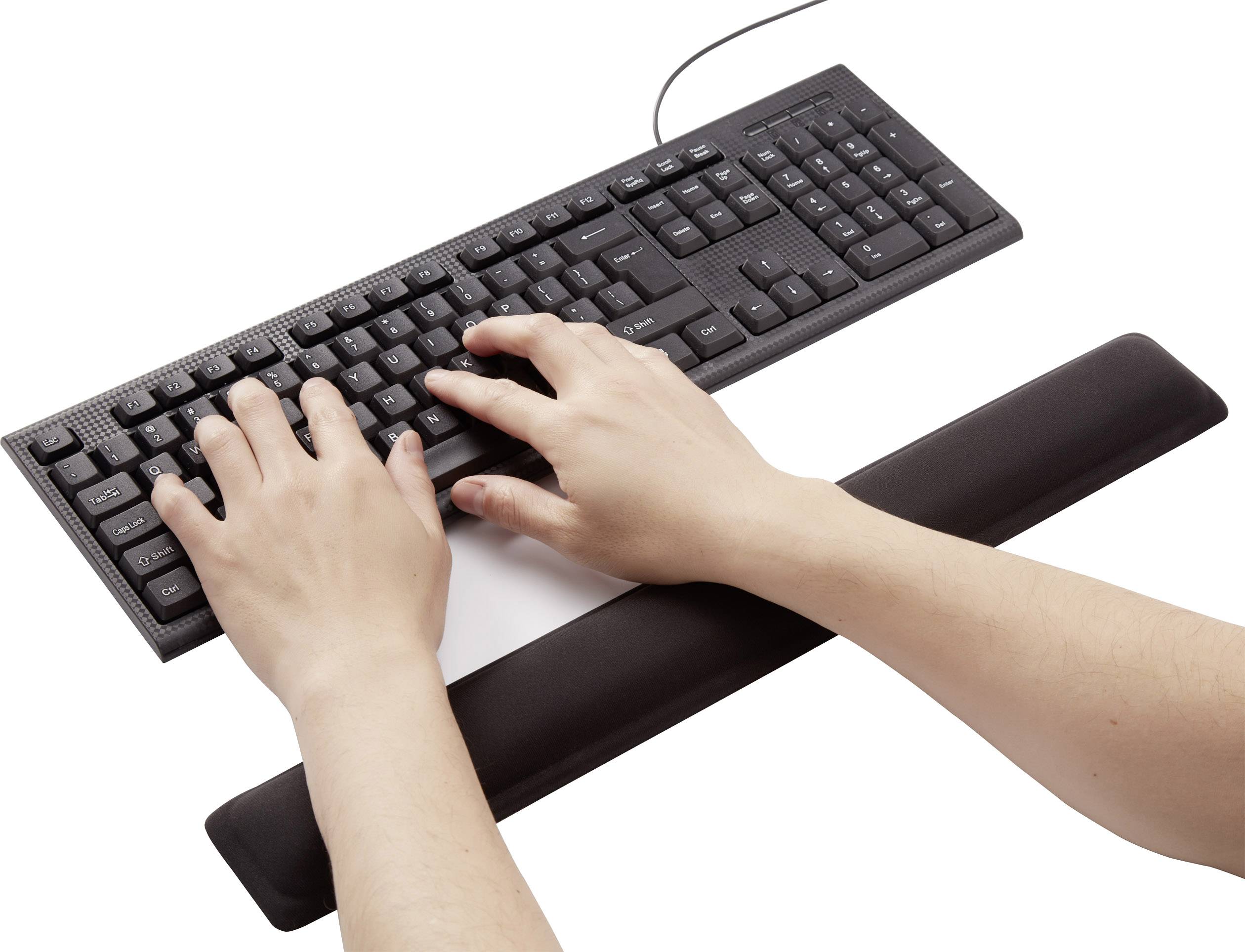 Basetech BT-HBA-ERGO Handballenauflage Schwarz