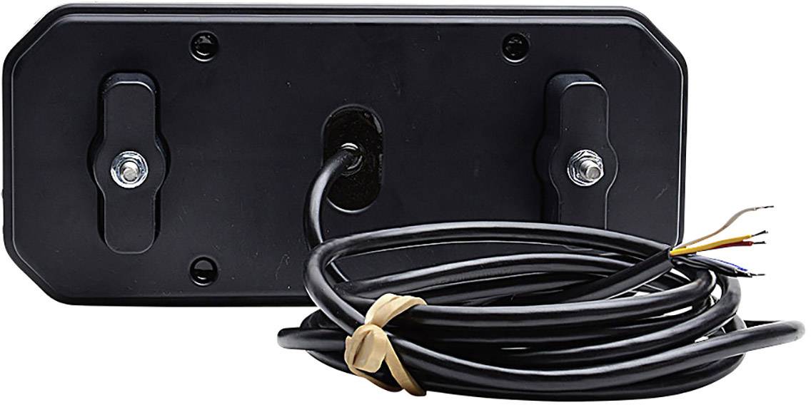 WAS Anhänger-Rückleuchte Offene Kabelenden Blinker, Bremslicht, Rückleuchte hinten, links, rechts 12 V, 24V Mehrfarbig Klarglas