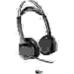Plantronics UC B825M Telefon On Ear Headset Bluetooth® Stereo Schwarz Noise Cancelling Mikrofon-Stummschaltung
