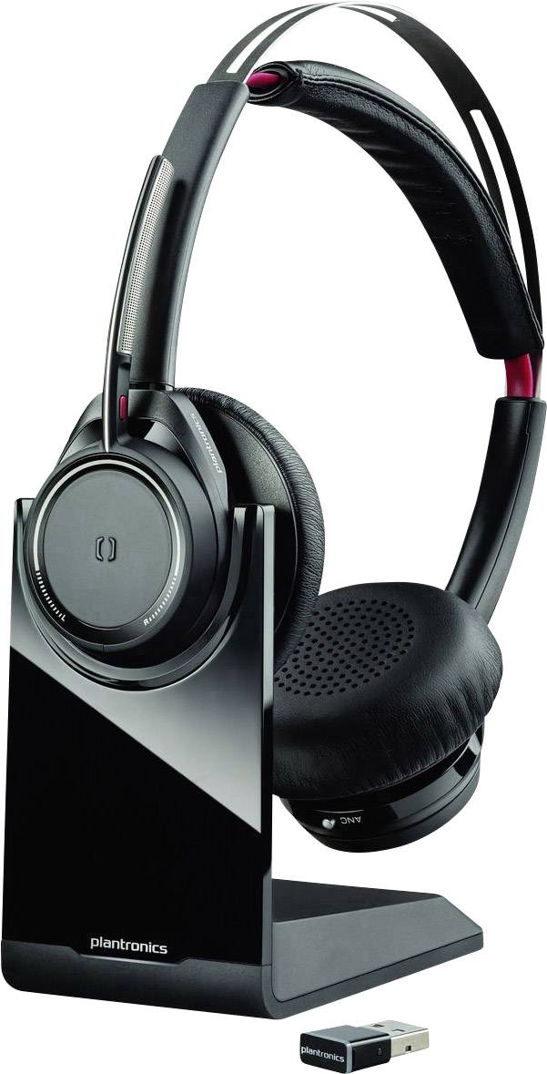 Plantronics UC B825M On Ear Headset Bluetooth® Stereo Schwarz Noise Cancelling Mikrofon-Stummschaltung Telefon