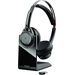 Plantronics UC B825M Telefon On Ear Headset Bluetooth® Stereo Schwarz Noise Cancelling Mikrofon-Stu