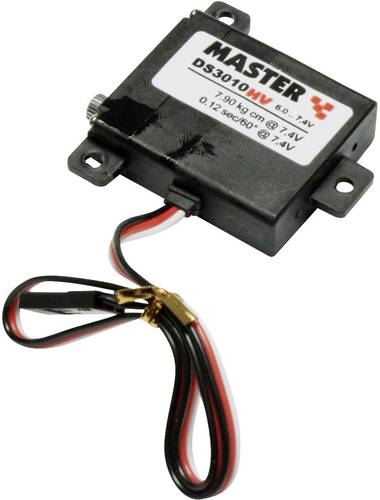 Master Midi-Servo DS3010HV Digital-Servo Getriebe-Material: Titan Stecksystem: JR / Futaba