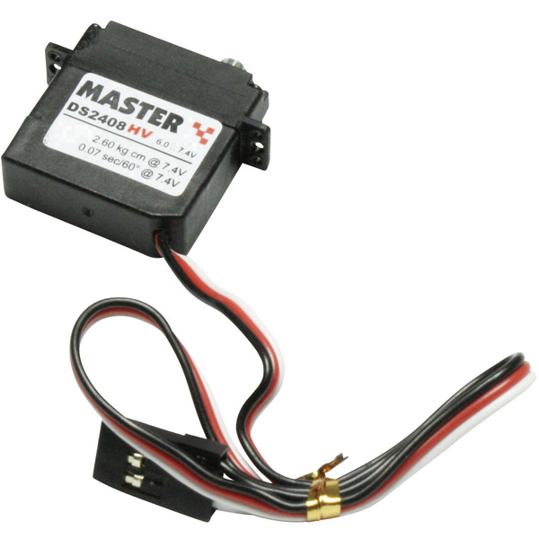 Master Mini servomoteur DS240HV numérique Matériau entraînement: métal Système de connecteur: JR