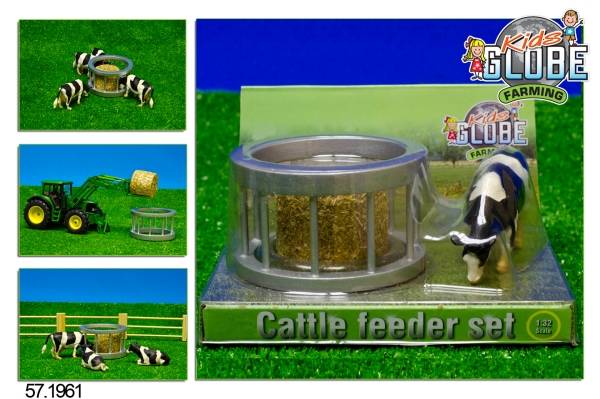 Futterring mit Ballen und Kuh