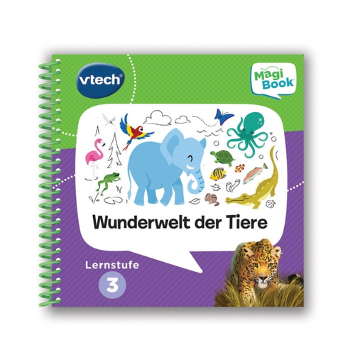 VTech MagiBook Lernstufe 3 - Wunderwelt der Tiere 80-481004