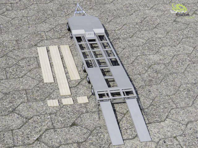 Thicon Models 55000 5 essieux 1:14 Satteltieflader