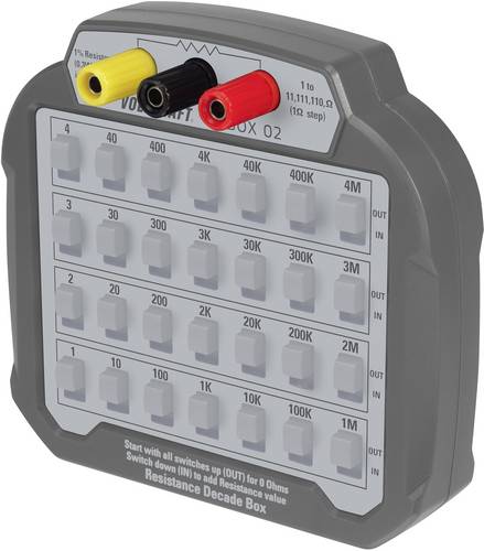 VOLTCRAFT R-BOX 02 Mess-Dekade Widerstand 1 %