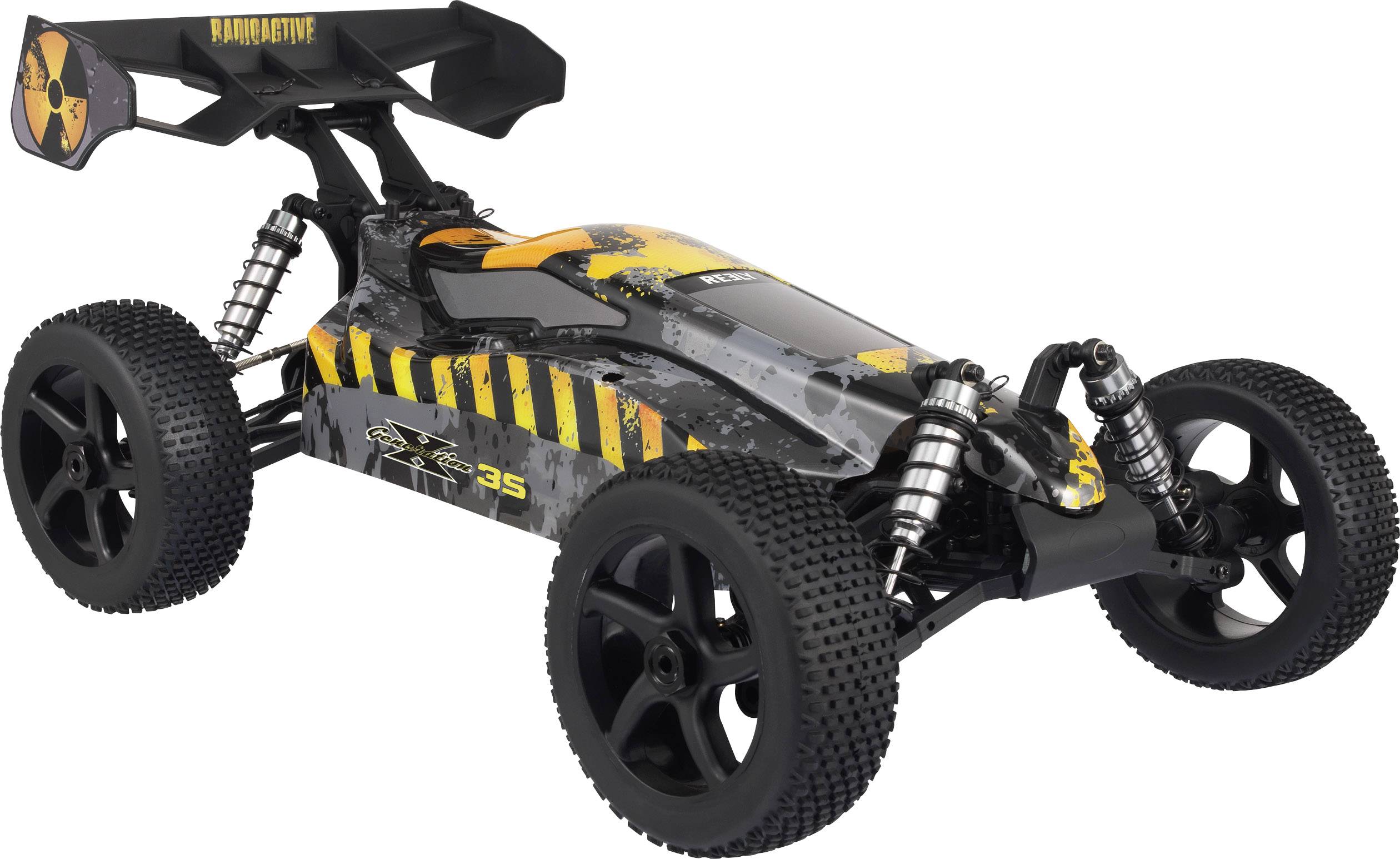 Reely Generation X 3S  Brushless 1:8 XS RC Modellauto Elektro Buggy Allradantrieb (4WD) 100% RtR 2,4 GHz inkl. Akku, Ladegerät und Senderbatterien