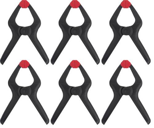 TOOLCRAFT 1611469 Federzwinge Spann-Weite (max.):35 mm Produktabmessung, Länge: 85 mm Ausladungs-Ma