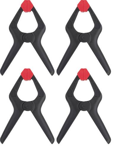 TOOLCRAFT 1611470 Federzwinge Spann-Weite (max.):40 mm Produktabmessung, Länge: 115 mm Ausladungs-M