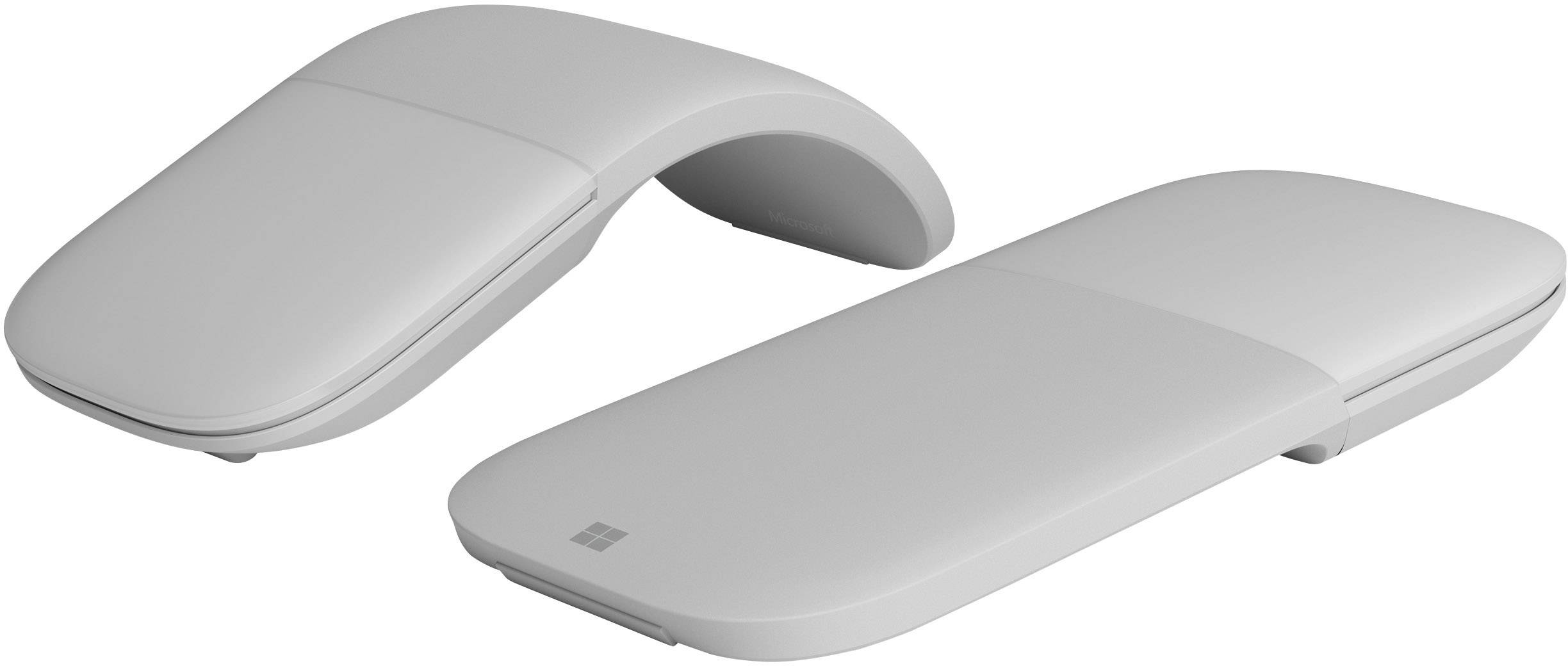 Microsoft Surface Arc Mouse Bluetooth® Maus PlatinGrau digitalo