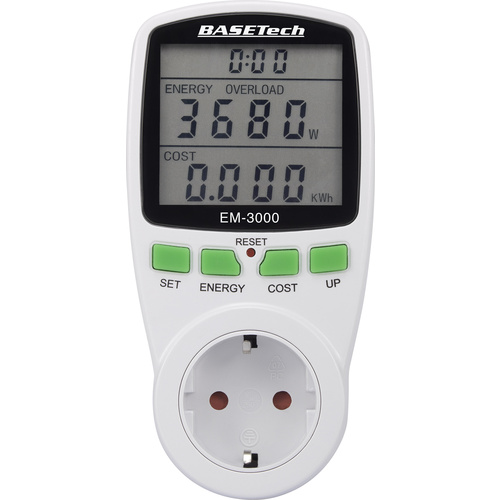 Basetech EM-3000 Energiekosten-Messgerät Kostenprognose