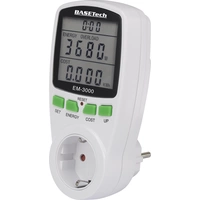 Basetech EM-3000 Energiekosten-Messgerät Kostenprognose Basetech EM-3000 Energiekosten-Messgerät Kostenprognose