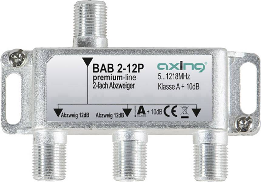 Axing BAB 2-12P Kabel-TV Abzweiger 2-fach 5 - 1218 MHz