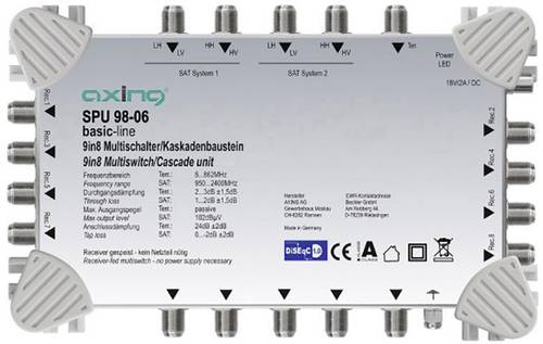 SPU 98-06 SAT Multischalter Kaskade Teilnehmer-Anzahl: 8