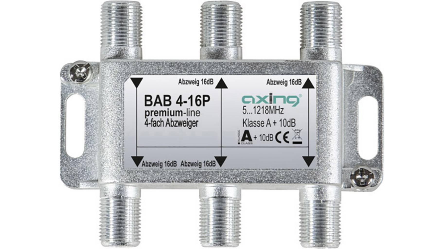 Axing BAB 3-12P Dérivateur TV câble 3 voies 5 - 1218 MHz X998071 Axing BAB 3-12P Dérivateur TV câble 3 voies 5 - 1218 MHz X998071