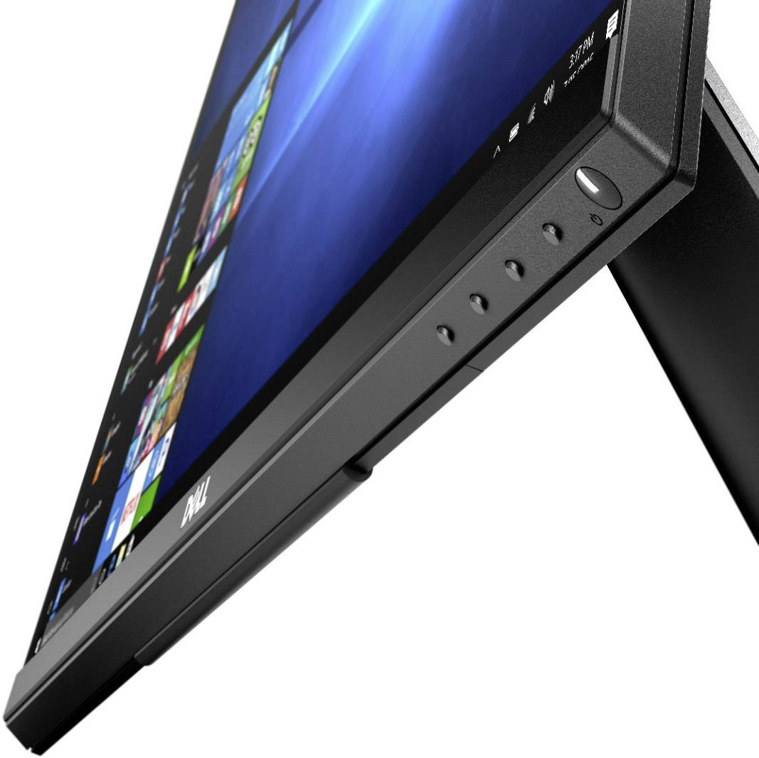 Dell P2418HT Touchscreen-Monitor EEK: D (A - G) 61cm (24 Zoll) 1920 x 1080 Pixel 16:9 6 ms VGA, DVI, DisplayPort, USB 2.0, USB