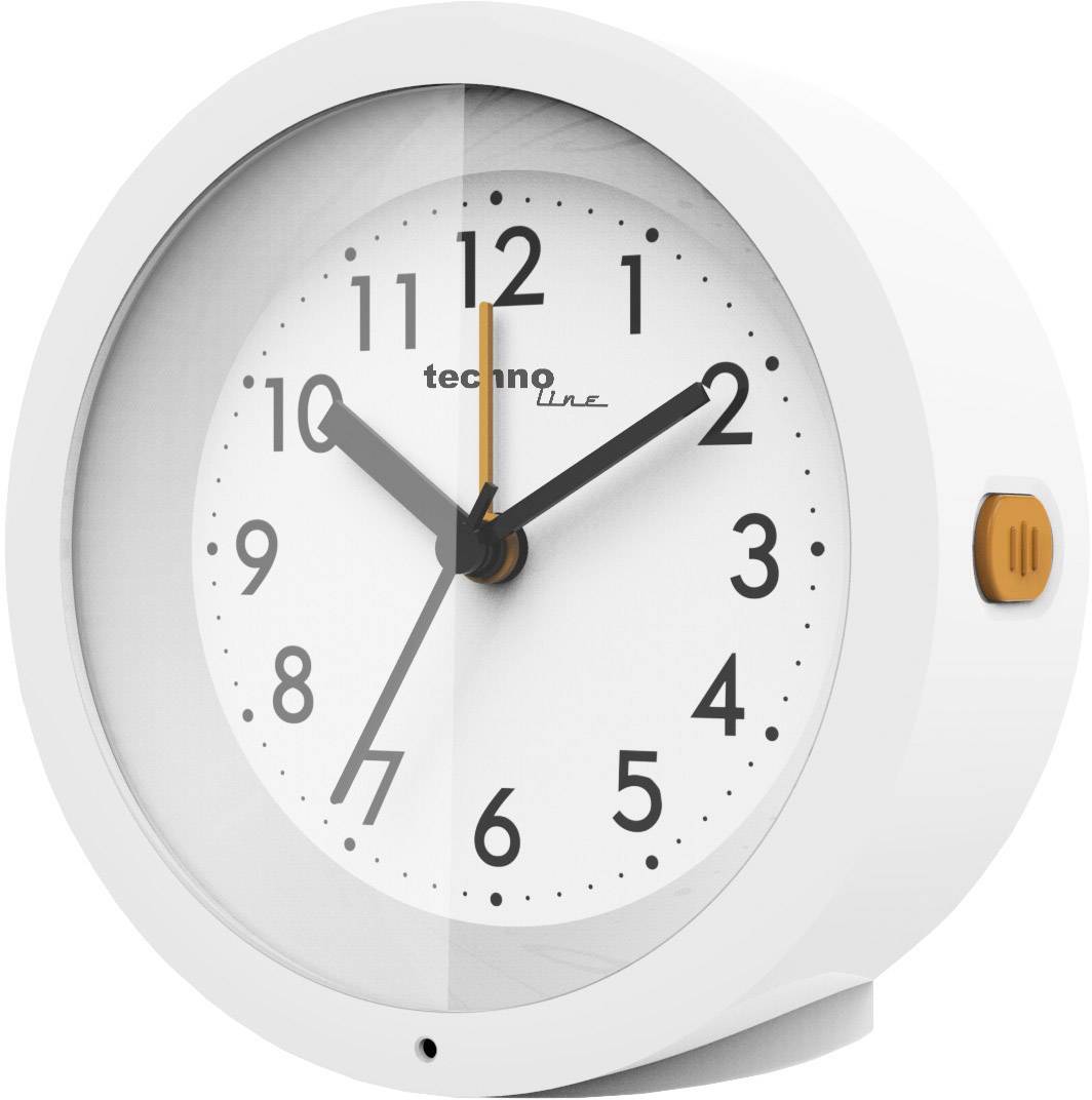 Techno Line Model X Wecker Weiß Alarmzeiten 1