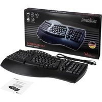 Perixx Periboard-512 USB Tastatur Deutsch, QWERTZ Schwarz Ergonomisch Perixx Periboard-512 USB Tastatur Deutsch, QWERTZ Schwarz Ergonomisch