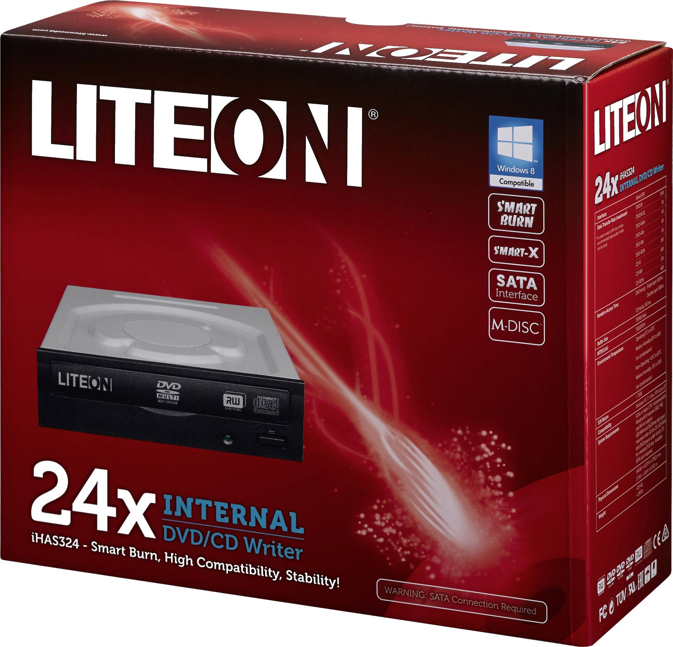 Lite-On DVD-Brenner Intern Retail SATA Schwarz