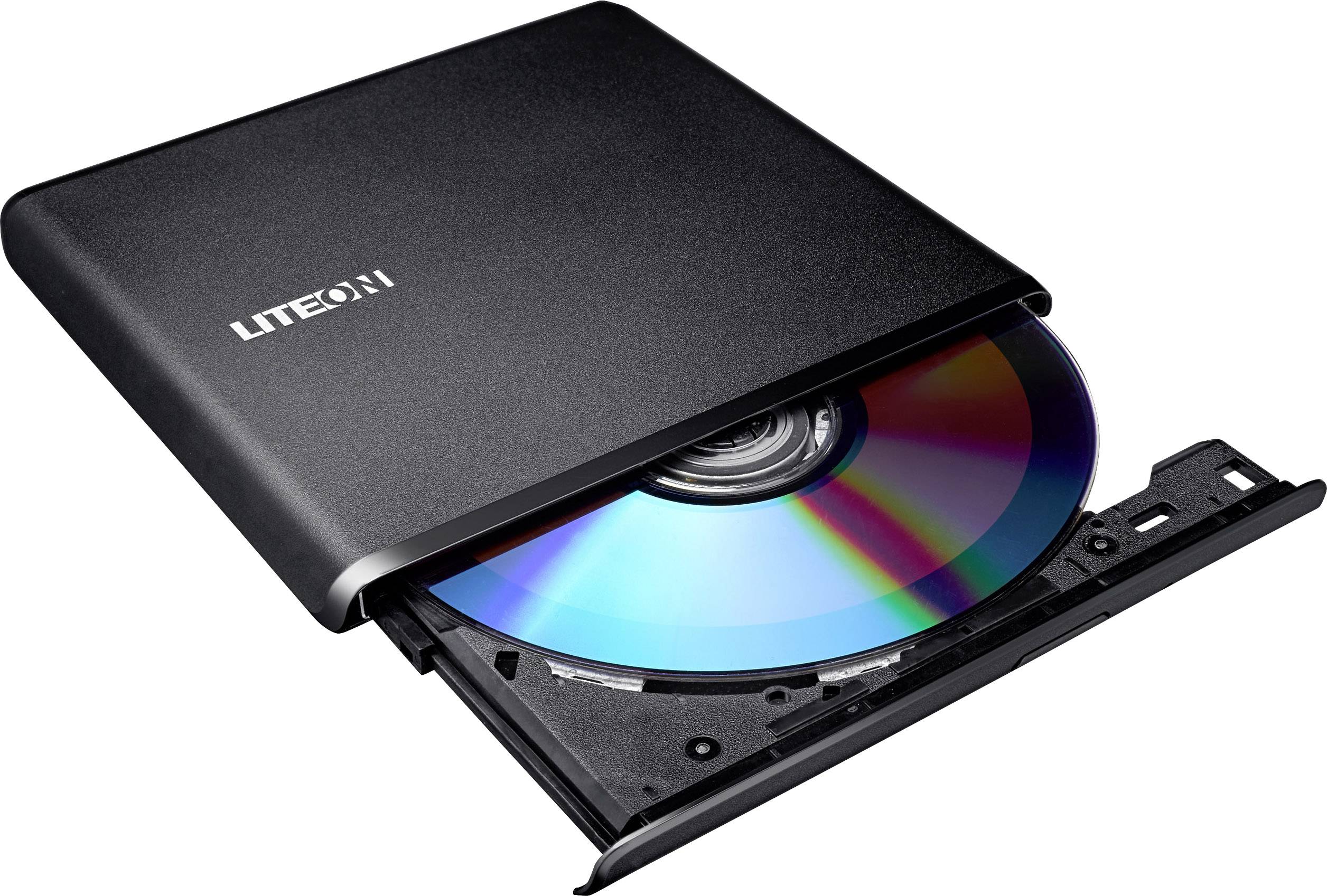 Lite-On DVD-Brenner Extern Retail USB 2.0 Schwarz