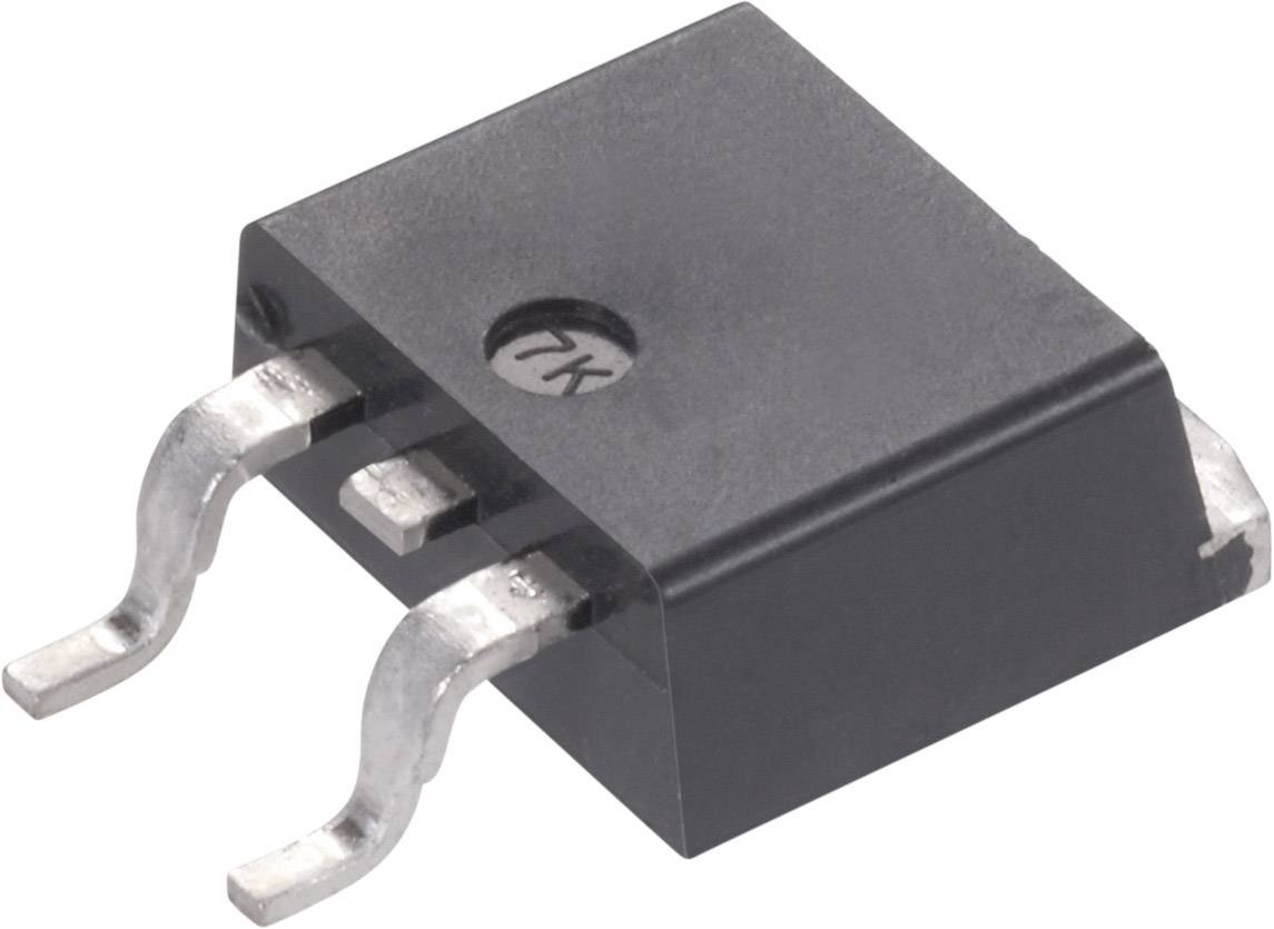 Ein schwarzer elektronischer Bauteil mit zwei gebogenen Metallpins, typischerweise verwendet in Schaltkreisen und elektronischen Geräten.