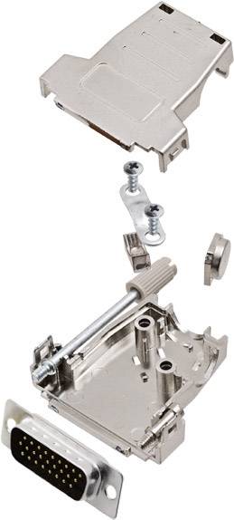 Encitech DSSK15-M-HDP26-K 6355-0085-02 D-SUB Stiftleisten-Set 45°, 180° Polzahl: 26 Lötkelch 1St.