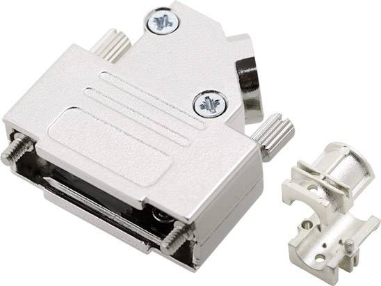 Encitech D45ZK15HI-K 6560-0706-12 D-SUB Gehäuse Polzahl: 15 Vollmetall 45 ° Silber 1 St.