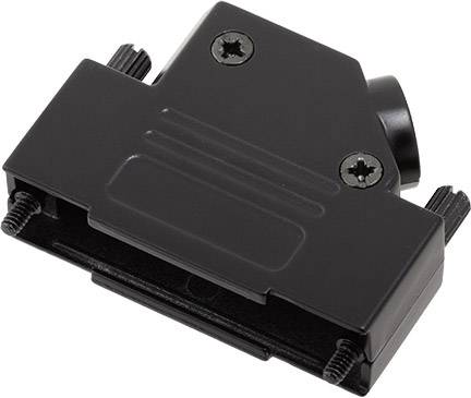 Encitech D45ZK25-BK-K 6560-0116-13 D-SUB Gehäuse Polzahl: 25 Vollmetall 45 ° Schwarz 1 St.