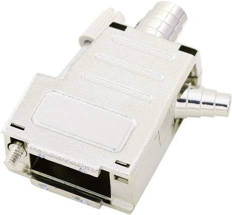 Encitech DSSK-M-09-L-K 6260-0106-01 D-SUB Gehäuse Polzahl: 9 Kunststoff, metallisiert 180 °, 45 °