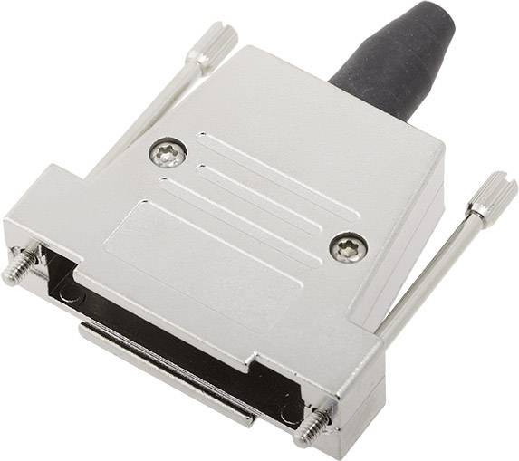 Encitech DTSL25-RG-LJS-T-K 6560-0247-33 D-SUB Gehäuse Polzahl: 25 Vollmetall 180° Silber 1St.