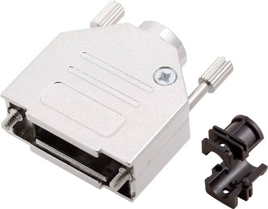 Encitech DTZK15-K 6560-0105-02 D-SUB Gehäuse Polzahl: 15 Vollmetall 180° Silber